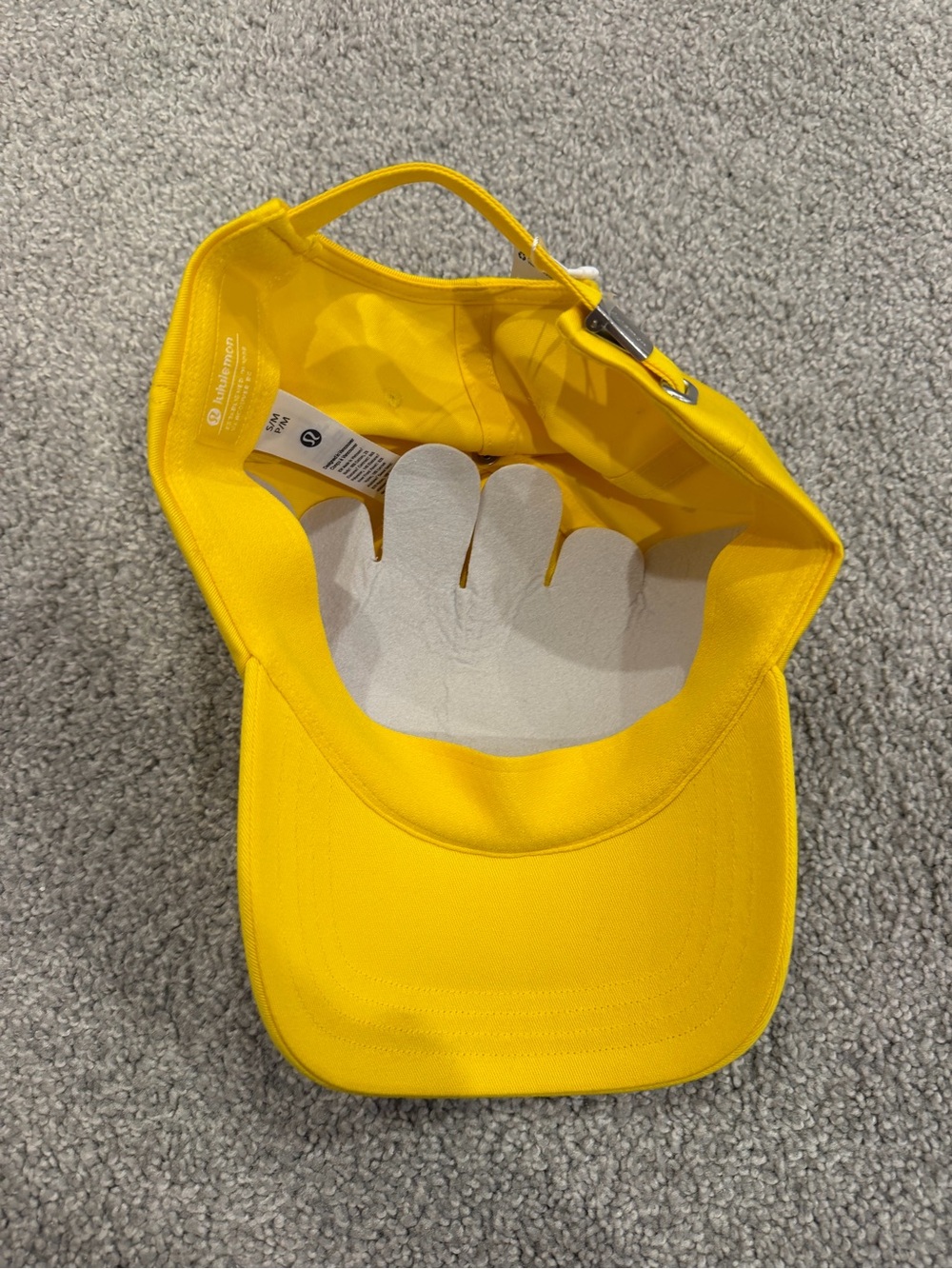 Lululemon NWT Classic Ball Cap Wash S/M Dilute Wash Lemon Lush - Picture 3 of 5